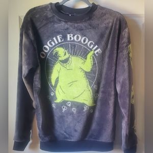 New Women's XS Nightmare Before Christmas Plush Sweatshirt